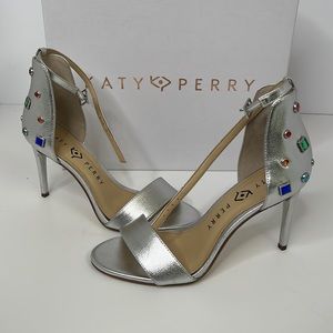 Katy Perry silver heels!